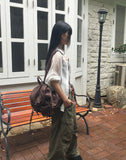 Shuder Leopard Pocket Backpack