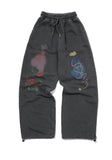 Blossom Bird Pigment Sweatpants