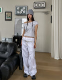 Fold String Under Pocket Cargo Pants