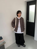[Unisex] Acolta Bokashi Over Round Knit Cardigan