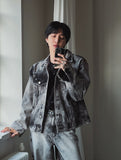 Rick smudging denim jacket