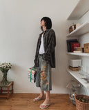 Chillin Cotton Overfit Check Shirt