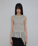 Layered Lace Frill Sleeveless