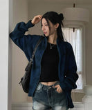 Cosy Spray Two-Way Knit Zip-Up