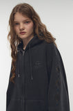 [2-WAY] Chima Sleeve Pigment Hood Zip-up