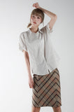 Checker Midi Skirt