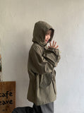 [unisex] Kuniki Hood Over Short Field Jacket