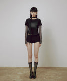 Sheer Vanish Scarf Long Sleeve