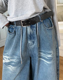 Held Washed Balloon Denim Pants