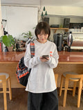 [unisex] Kiori Sun Printing Over Long Sleeve Tee
