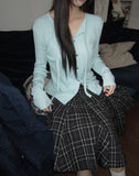Culo Check Midi Skirt