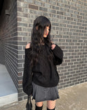 Solzy off shoulder knit