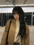 Roasting Suede Blouson Jacket