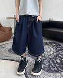 Foen Stitch Bermuda Denim Pants