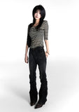Anna Stripe Short Sleeve Tee