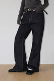 ROLL-UP BOOTCUT DENIM