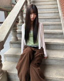 Riqui Cut Curved Wide Cargo Pants