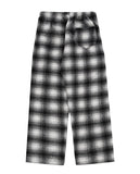 Peach Check Wide Pants