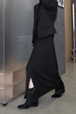 Front Open Long skirt