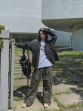 Luca over denim hoodie