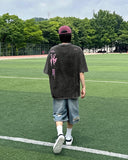 Patch dying ball cap