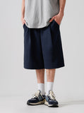 Slack One-Tuck Half Pants