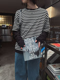 Odd Stripe Layered T-Shirt
