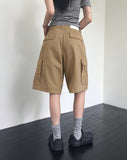 Thames Vintage Cargo Pocket Half-Length Bermuda Pants