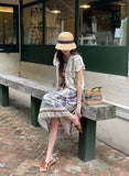 Onday Ethnic Patterned Sleeveless One Piece (Belt set)