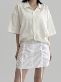 Warney shirring nylon skirt