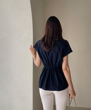 Want Me Shirring Blouse