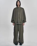 Lace Trimming Track Pants