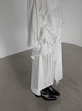 Lia Shirred See-through Balloon Shirt