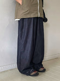Kekun Frill Denim Wide Pants