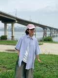 [unisex] Ayont Summer Over Short Sleeve Shirt