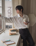 Prince Collar Brooch Shirt