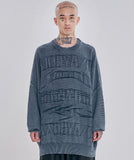 [PBA] Five AJO Logos Washed Sweater