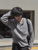 Kuro henry-neck long sleeves