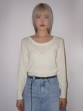 U-NECK CROP KNIT