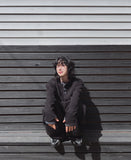 Kinji Waffle Henley Neck Warmer Long Sleeve T-shirt
