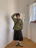 [unisex] Coinin Banding Bermuda Cargo Pants
