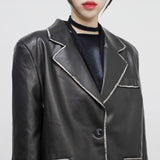 Hedge vintage leather jacket