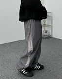 Nello Brushed Nylon Zipper Pants