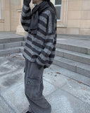 Hobi overfit striped knit