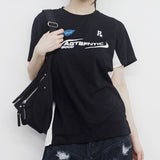 Panian Color Matching Lettering T-Shirt