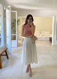 Feud Flared Banding Long Skirt