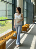 Jetine Span Slim Bootcut Denim Pants