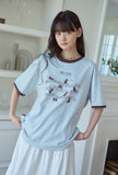 Cats Music Ringer Short Sleeve Tee