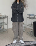 Robel Track Nylon Cargo Pants