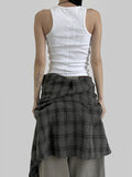 Tannley cot ribbed sleeveless